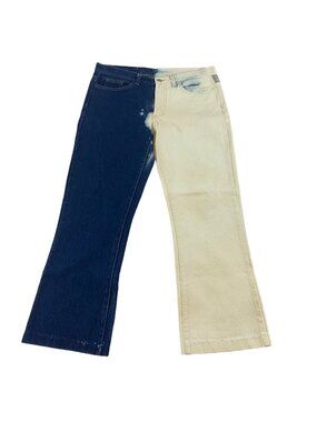 Versace Jeans Couture Two Tone Cropped Jeans(Altered) - W33